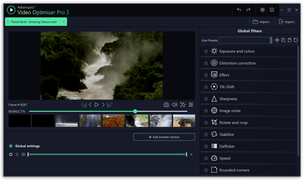 Ashampoo Video Optimizer Pro 3 screenshot interface