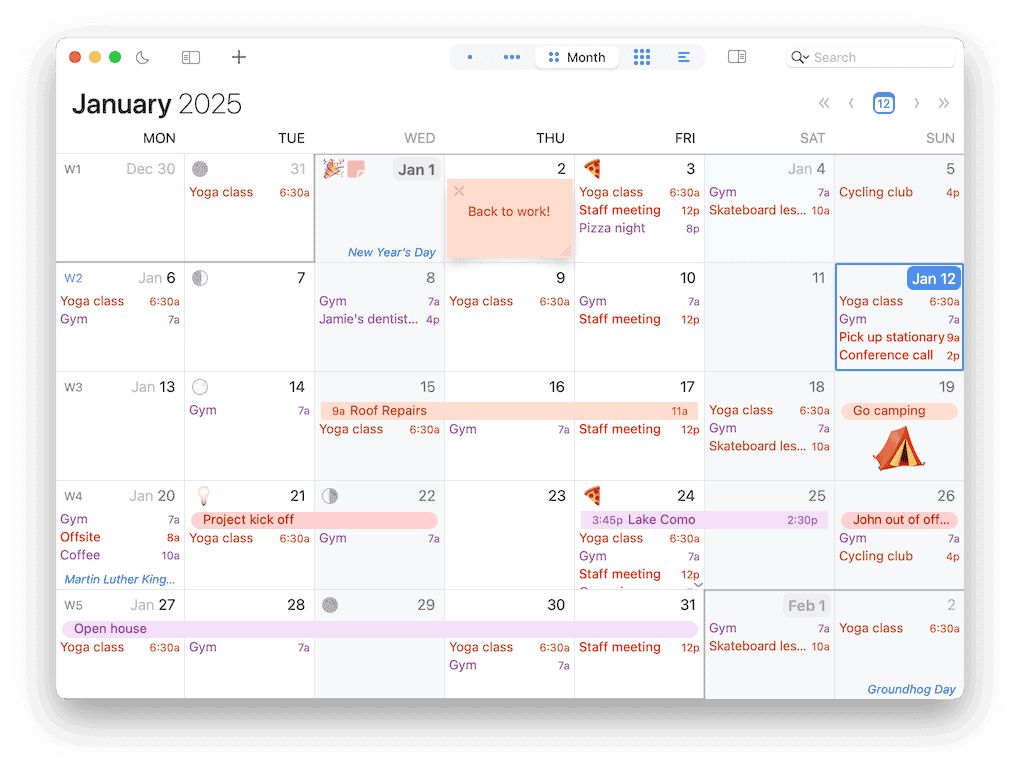 BusyCal Screenshot