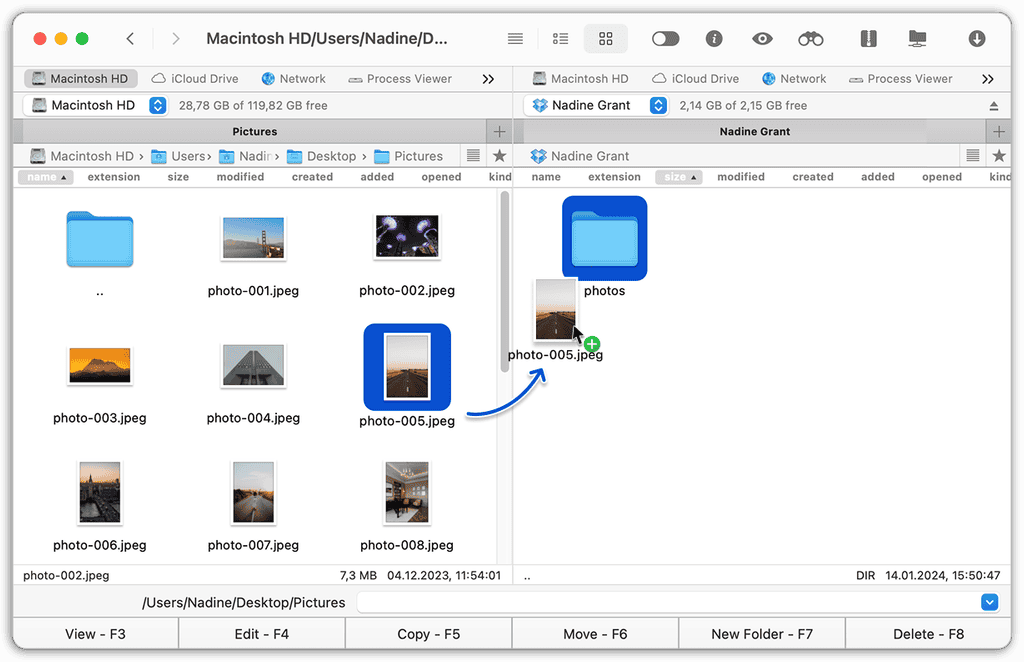 Commander One Pro Mac Screenshot
