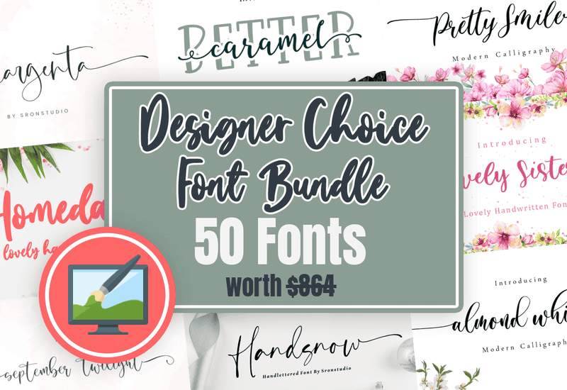 Designer Choice Font Bundle Sale Download