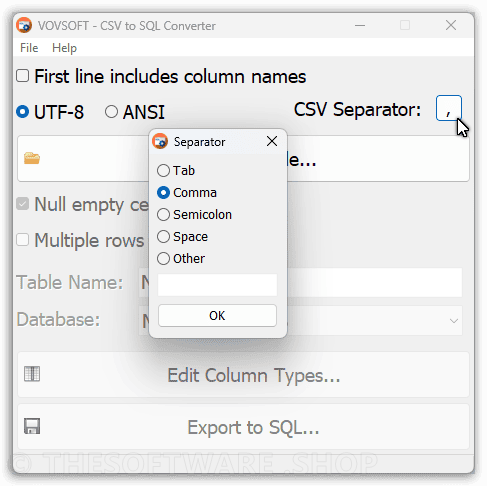  CSV Separator