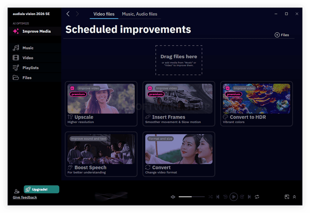 Audials Vision 2026 Screenshot