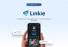 Linkie Review Link-in-bio page
