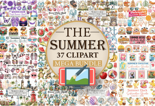 The Big Summer Clipart Bundle 2 Download