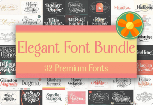 Elegant Font Bundle Vol 3 sale download