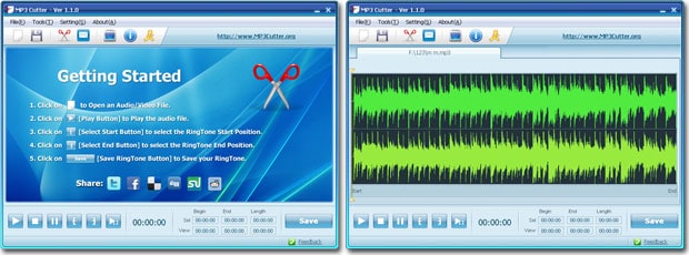 reezaa MP3 Cutter Screenshot