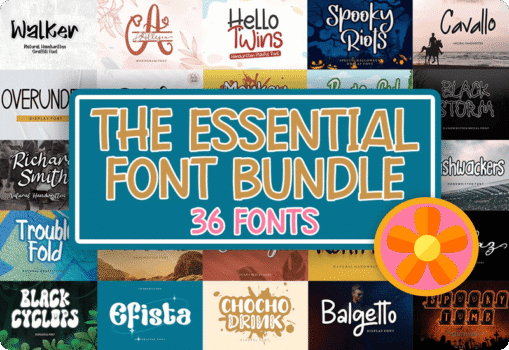 Creative Fabrica The Essential Font Bundle