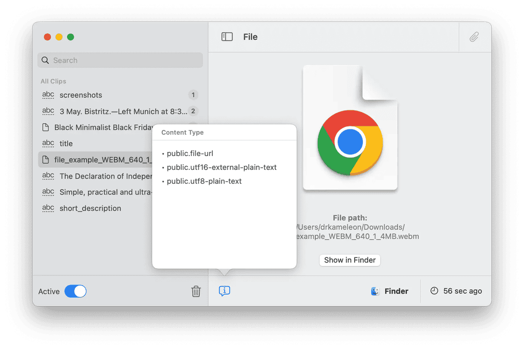 Ensilico AllClips Mac App Screenshot