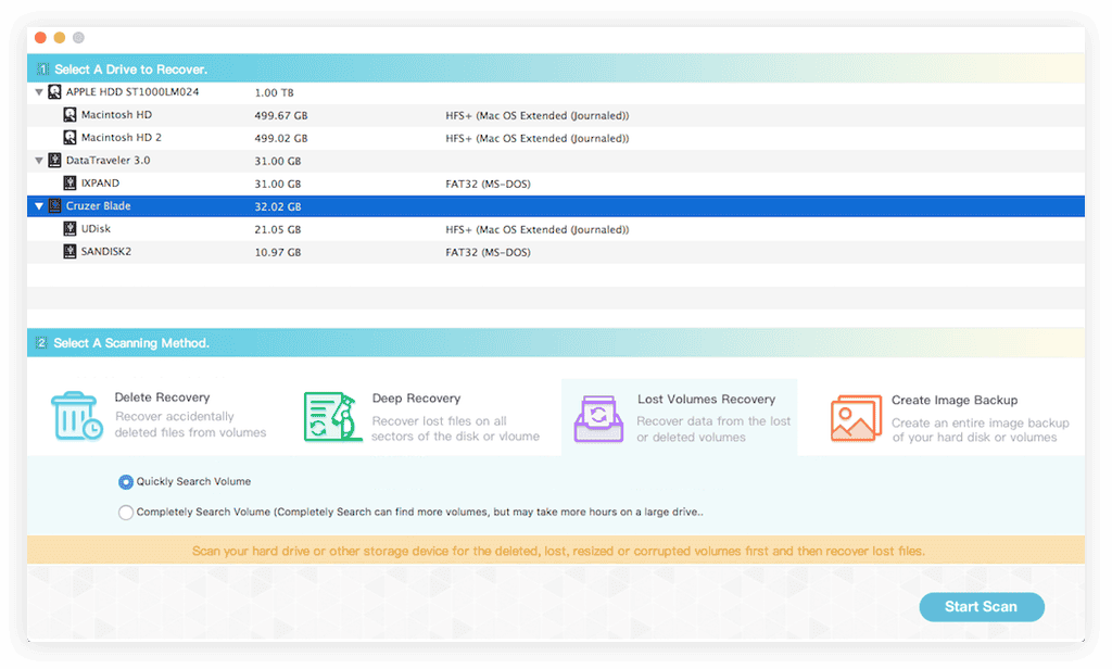 Fireebok Data Recovery Screenshot