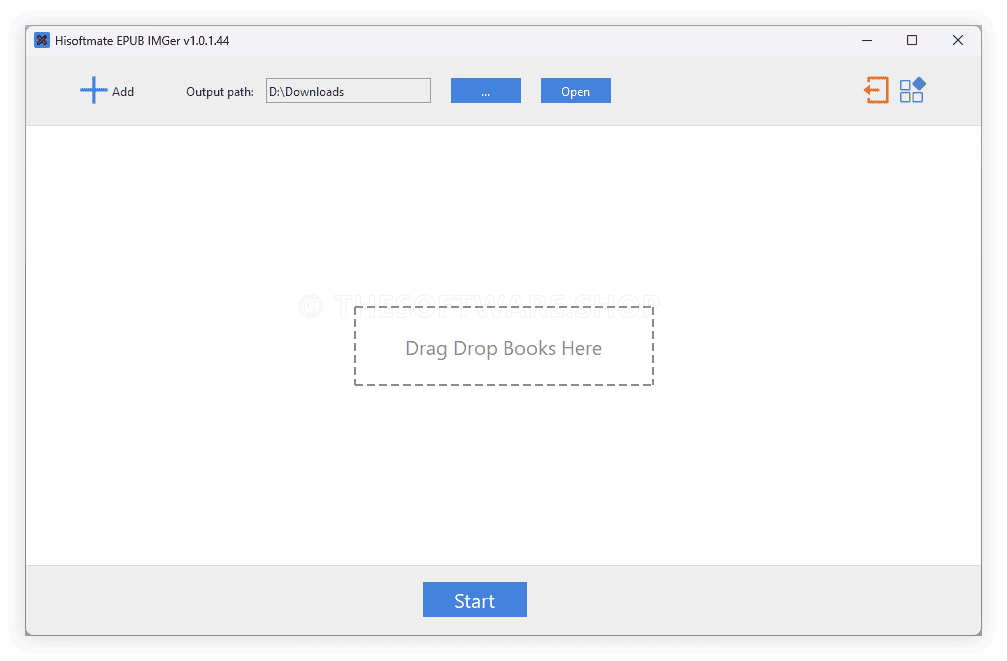 Hisoftmate EPUB IMGer Screenshot