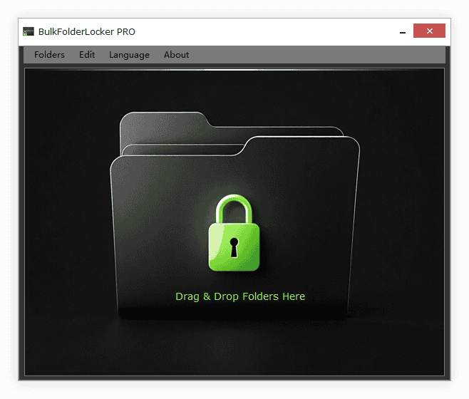 Reezaa BulkFolderLocker Pro Screenshot