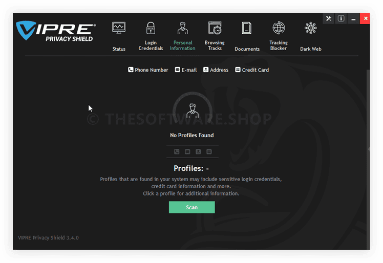 Vipre Privacy Shield - Personal Information