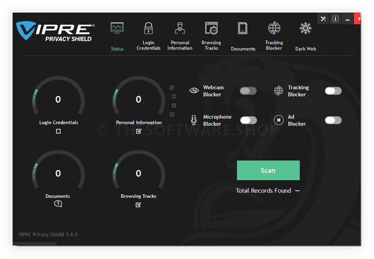 Vipre Privacy Shield - Status