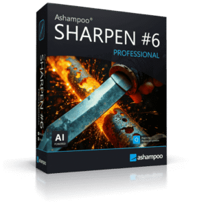 40% Off – Ashampoo SHARPEN #6 Professional: Lifetime License | Precision Photo Sharpening and Finishing Suite – for Windows