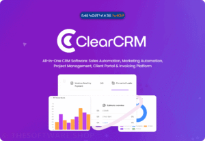 80% Off + 50% Off – ClearCRM: Yearly Subscription | All-in-One CRM Software: Sales & Marketing Automation, Project Management, Client Portal & Invoicing Platform
