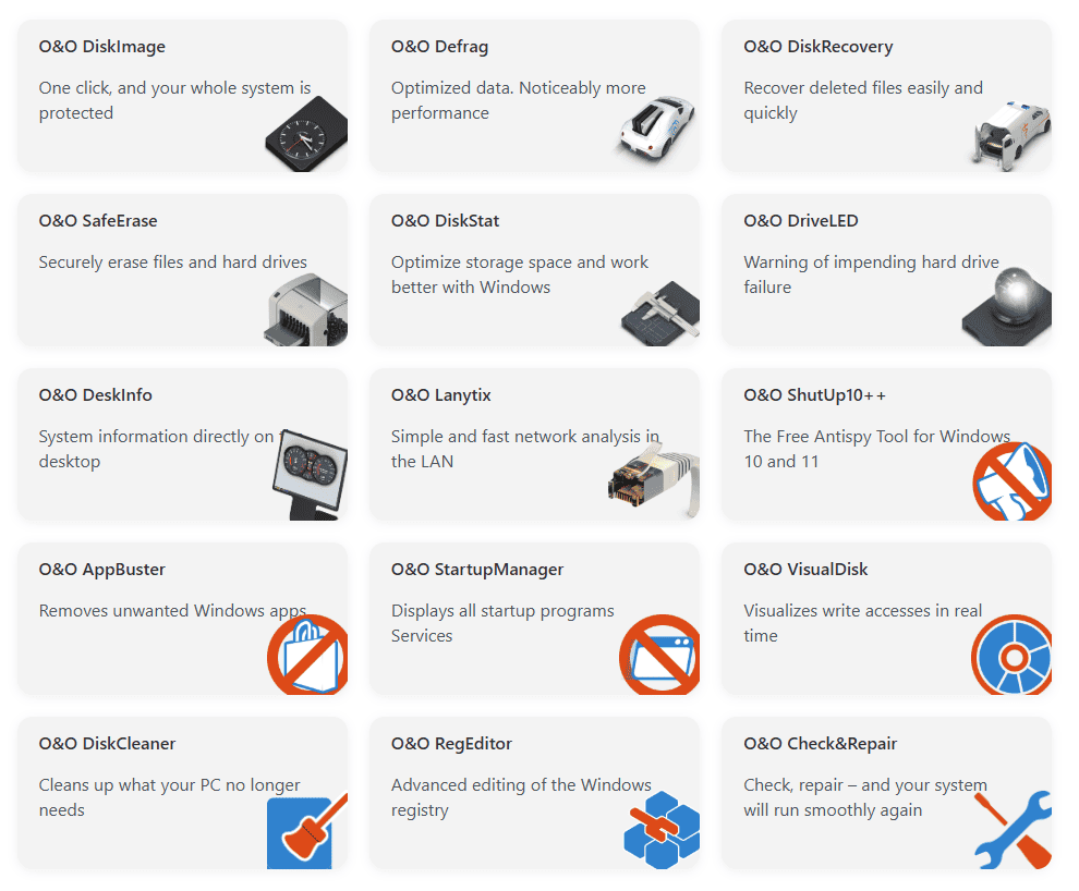 O&O Toolbox Software