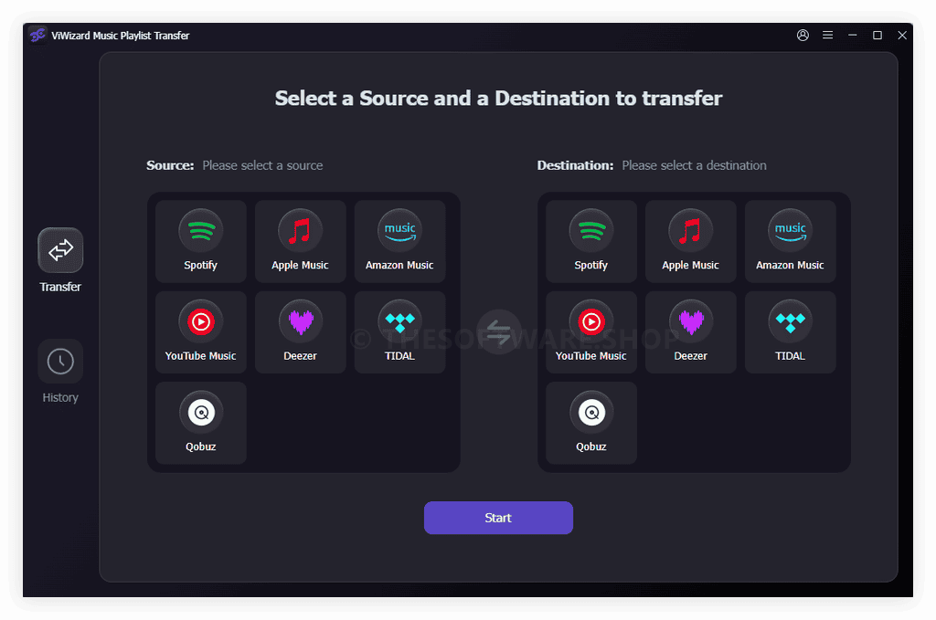 ViWizard Music Playlist Transfer screenshot
