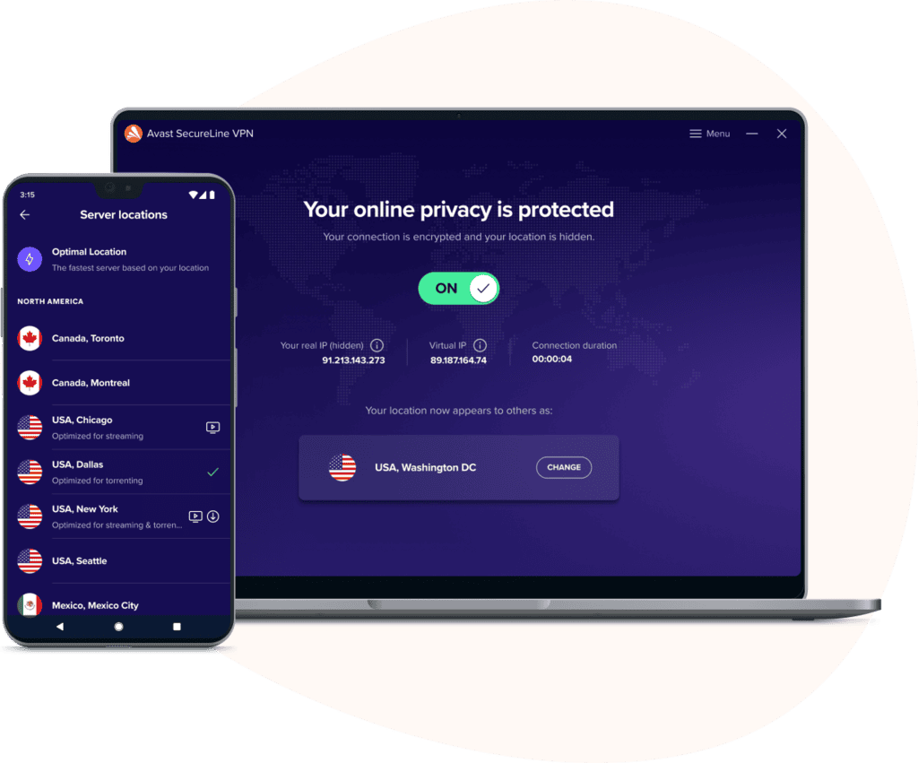 Avast Ultimate - SecurLine VPN