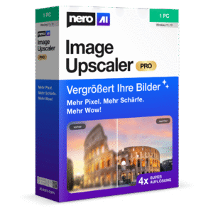 Nero AI Image Upscaler: 1-year Subscription | AI-powered Photo Enlarger Software – for Windows