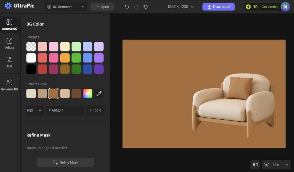 UltraPic Pro Screenshot - Background Remover