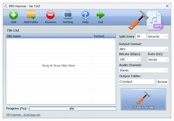 Reezaa MP3 Hammer Screenshot