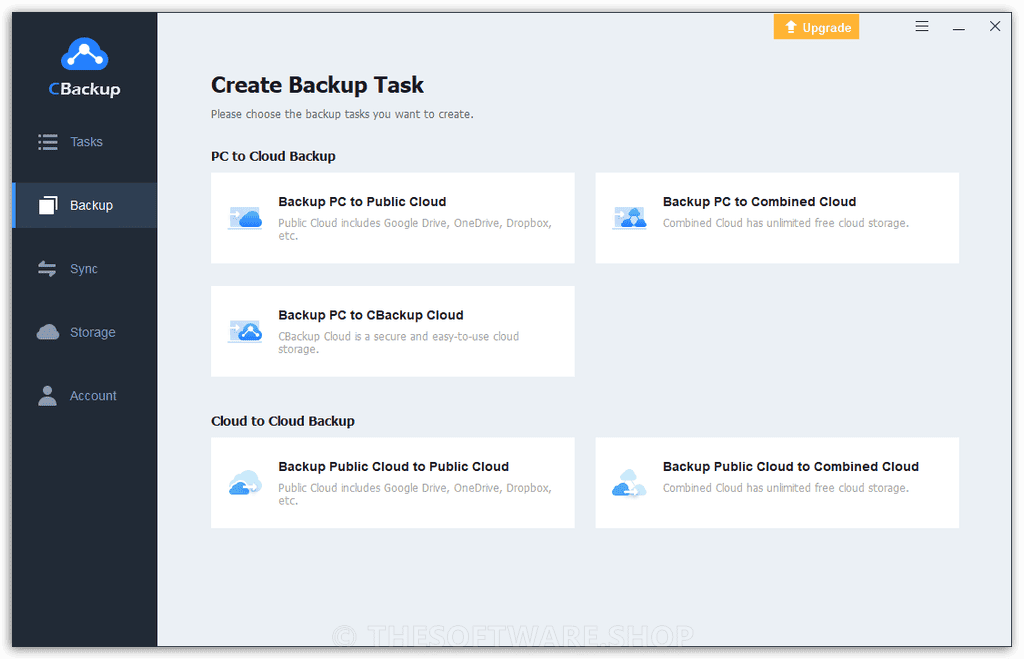 CBackup Cloud Bacup screenshot