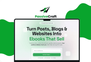 91% Off – PassiveCraft Lifetime Deal | Content Repurposing Software – Ebook, Guide, or Workbook Creator