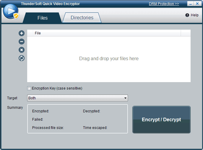 ThunderSoft Quick Video Encryptor Screenshot