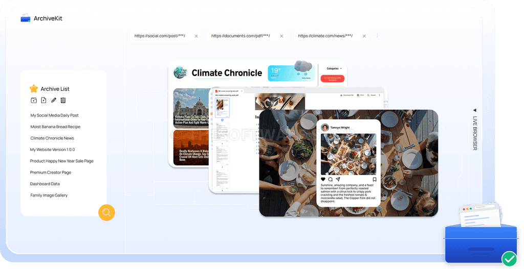 Swyshare Archivekit Screenshot