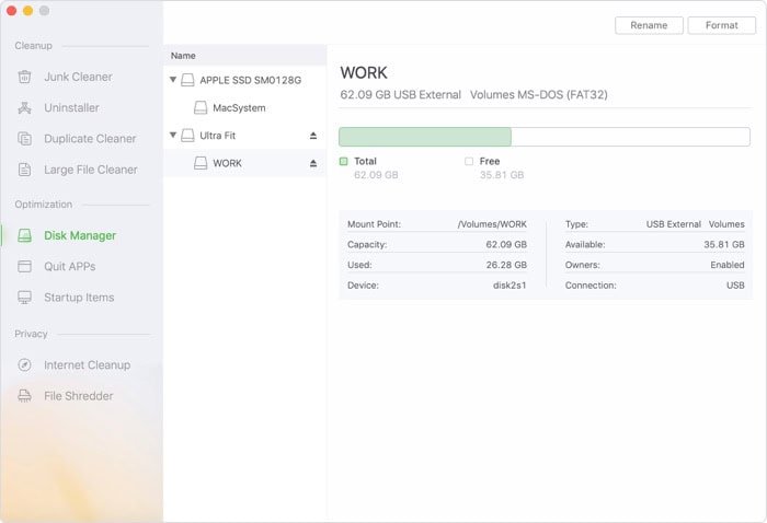 AweCleaner Screenshot - Optimization