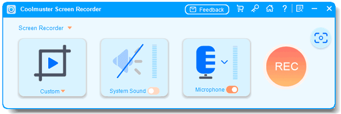 Coolmuster Screen Recorder Screenshot