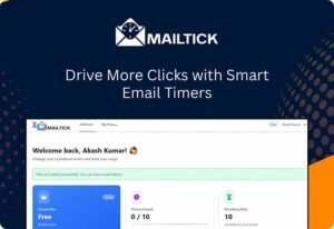 Giveaway – Mailtick: Free Lifetime Access | Countdown Timer Software for Emails, Websites & Landing Pages