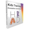 Kids Tracing Printables Generator Review Download Giveaway