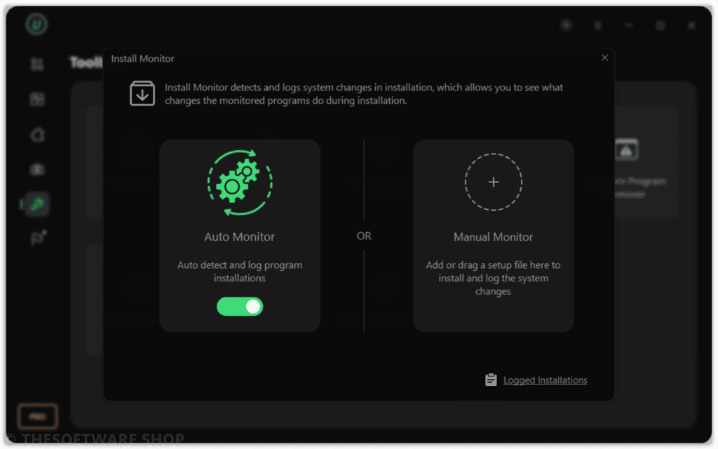 IObit Uninstaller 16 Pro - Install Monitor