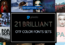 99% Off on 21 Brilliant OTF Color Fonts Set – A Very Unique Never Seen Before Deal of OTF Color Fonts