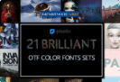 99% Off on 21 Brilliant OTF Color Fonts Set – A Very Unique Never Seen Before Deal of OTF Color Fonts