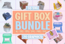 Giveaway – 3D Gift Box Bundle: Free 20 Unique 3D Box Designs for Crafting, Events & Gifting | Commercial License