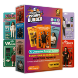 Giveaway – AI Character Prompt Builder: Lifetime Access | Action Figure Prompt Generator, Viral Character Prompts, Rebrandable Prompt Business, No-Code Dropdown Builder