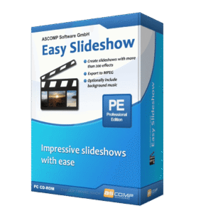 Giveaway – ASCOMP Easy Slideshow Professional Edition 2.104: Free License Key | Photo Slideshow Creator with Music, 200+ Transition Effects, 4K Export – for Windows