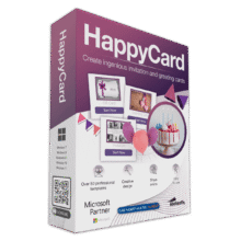 50% Off – HappyCard: Full Version | An Easy-to-use Digital/Print Card Design Creator – for Windows