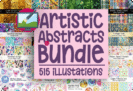Giveaway – Artistic Abstracts Bundle: Free 515 High-Quality Abstract Designs for Posters, Invitations, Websites & More | Commercial License