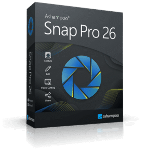 55% Off – Ashampoo Snap Pro 26: Lifetime License | The High-end Screenshots and Video Capturing Software – for Windows