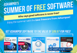 100% Software Giveaway: Ashampoo’s Summer of Free Software – 9 Full Version Titles from Various Categories