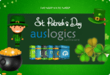Auslogics St. Patrick’s Day Fun: Up to 50% Off on any software, or FREE LICENSE for an Auslogics Program.
