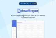91% Off on Autowriterpro – Lifetime Access – All-In-One Content Creation Platform