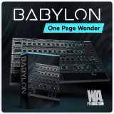 Babylon Synthesizer by W. A. Production – One-page Synth Programming