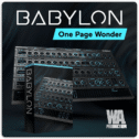 Babylon Synthesizer by W. A. Production – One-page Synth Programming