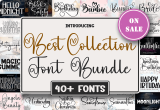 Giveaway – Best Collection Font Bundle: Free 47 premium fonts—from elegant scripts and playful handwritings | Commercial License