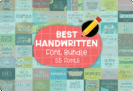 Giveaway – Best Handwritten Font Bundle: Free 55 Premium Fonts | Commercial license