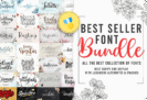 Giveaway – Best Seller Font Bundle: Free 32 Premium Fonts with Commercial License